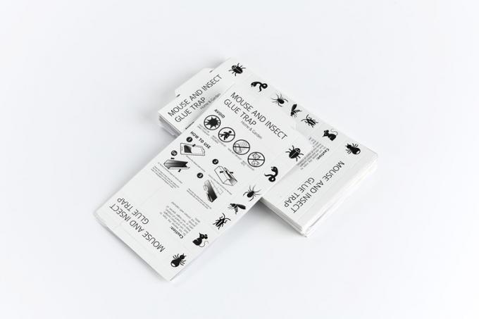 Carteira de papel de captura de insetos e ratos domésticos reutilizável de cola de armadilha assassina 26g 24,5*13cm 4