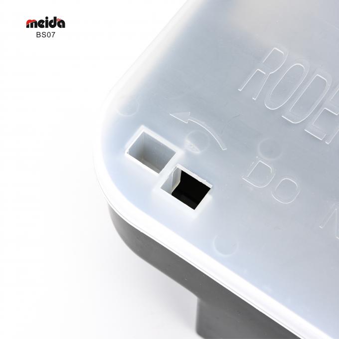 1 Capacidade de plástico durável rato rato roedores isco Snap Station caixa de controle de pragas 3