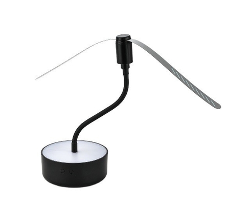 Bom preço. 2 em 1 luz noturna recarregável ventoinha repelente de moscas com pescoço de galinha flexível para o exterior on-line